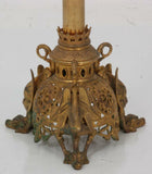 Antique Candelabra, Gothic Gilt Bronze Floor Standing, 11 Candleholders! - Old Europe Antique Home Furnishings