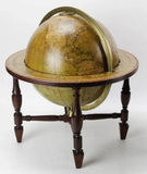 Antique Celestial Globes, British, 12-Inch, Terrestrial, Pair, Early 1800s!! - Old Europe Antique Home Furnishings