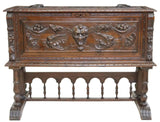 Antique Chest, Carved, on Stand, Spanish Renaissance Revival, Early 1900s!! - Old Europe Antique Home Furnishings