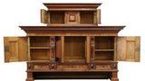 Antique Desk, Burled Walnut Fine Continental, Writing Desk,1800s, Gorgeous! - Old Europe Antique Home Furnishings