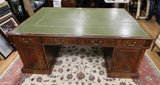Antique Desk, Partners, Georgian, Tooled Leather Top Rare 18th / 19th C.,1800s!! - Old Europe Antique Home Furnishings