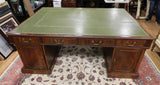 Antique Desk, Partners, Georgian, Tooled Leather Top Rare 18th / 19th C.,1800s!! - Old Europe Antique Home Furnishings