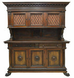 Antique Dining Set, Sideboards, Table, Renaissance Revival Carved Walnut, Gorgeous Set!! - Old Europe Antique Home Furnishings