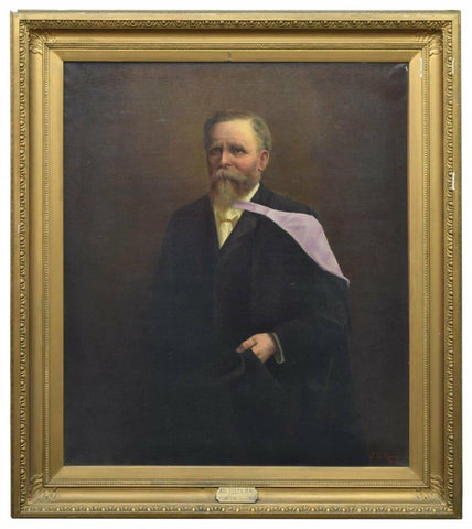 Antique Portrait, Oil, Signed, Large, Framed, J.L. Moore, British, 1800's! - Old Europe Antique Home Furnishings