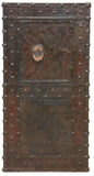 Antique Safe, Continental Iron Hobnail Studded, 58 Ins., 1600's / 1700's! - Old Europe Antique Home Furnishings
