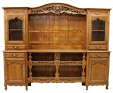 Antique Sideboard, Display Cabinet, French Provincial, Early 1900s, Fantastic!! - Old Europe Antique Home Furnishings