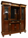 Antique Sideboard, Display, French Empire Style Ormulu Mahogany, 18-1900's! - Old Europe Antique Home Furnishings