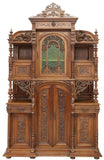 Antique Sideboard, Monumental, Italian Renaissance Revival, Walnut, 1800s!! - Old Europe Antique Home Furnishings