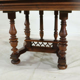 Antique Table, Dining, French, Walnut Henri II Style Table, Handsome Piece! - Old Europe Antique Home Furnishings
