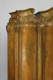 Antique Armoire, Wardrobe, Italian Venetian Style, Triple Door, Bombe, 1900's ! - Old Europe Antique Home Furnishings