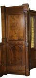 Antique Bay Window Niche, English Paneled Bay Window Niche, 1800's, Stunning! - Old Europe Antique Home Furnishings