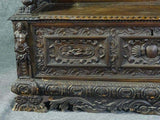 Antique Hall Bench / Seat, Carved Griffin Italian Hall Seat, 18th / 19th C.!! - Old Europe Antique Home Furnishings