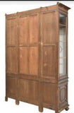 Antique Bookcase, French Glazed Breakfront Bookcase, early 1900s, Gorgeous! - Old Europe Antique Home Furnishings