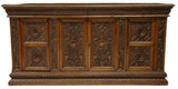 Antique Buffet, Highly Carved Italian Renaissance Massive Sideboard, 1900's!! - Old Europe Antique Home Furnishings