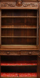 Antique Cabinet, Hunt, Oak, Foliate, French Game Bird & Deer Carved, 1800's!! - Old Europe Antique Home Furnishings