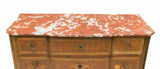 Antique Commode Louis XV Style Red Marble Top Mahogany Commode!! - Old Europe Antique Home Furnishings