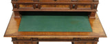 Antique Desk, Burled Walnut Fine Continental, Writing Desk,1800s, Gorgeous! - Old Europe Antique Home Furnishings