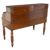 Desk, Empire Style Mahogany Desk, Great for the Office, Handsome Antique!! - Old Europe Antique Home Furnishings