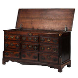 Antique Chest, An English Chippendale Oak Dower Chest, 1700's, Gorgeous PIece! - Old Europe Antique Home Furnishings