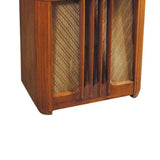 Antique Radio, Philco Model 39-35, Walnut, Slant Front Wood Console Cabinet! - Old Europe Antique Home Furnishings