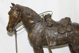 Antique Sculpture, Bronze, French, Horse, Signed by Carl Kauba, 1800s!! - Old Europe Antique Home Furnishings