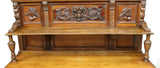 Antique Sideboard, Large Renaissance Revival Well-Carved Early 1900s, Handsome! - Old Europe Antique Home Furnishings