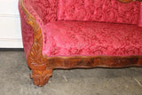 Antique Sofa, Victorian, Nice Transitional Sofa, Newly Upholstered, 1800's!! - Old Europe Antique Home Furnishings