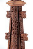 Antique Spires, Carved Oak, Set of Three 3 Gothic Style C, Lighting, 1900's! - Old Europe Antique Home Furnishings