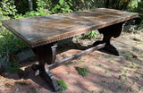Antique Table, Library, Italian Renaissance Style, from Edgecroft Mansion, NJ!! - Old Europe Antique Home Furnishings