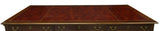 Antique Table, Library, Mahogany, Chippendale Style Red  Leather,  Early 1900s!! - Old Europe Antique Home Furnishings