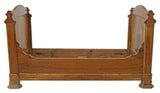 Antique Beds, Day, Alcove, Pair, (2) French Louis Phillipe Walnut, 1800's!! - Old Europe Antique Home Furnishings