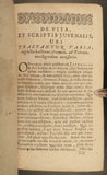 Antique Books, 1700s, Philosophy,1686 1 ed Juvenal Satires Stoic, Rome Mythology - Old Europe Antique Home Furnishings