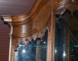 Antique Cabinet, Glass Display, Large, Windowed, Carved, Museum Quality, 1800s! - Old Europe Antique Home Furnishings