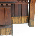 Antique Church Pulpit, Lectern, Large Carved Lectern Medium Wood Tone, Handsome! - Old Europe Antique Home Furnishings