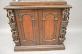 Antique Cupboard, Cabinet, Heavily Carved Continental Court, 17-18th C., Gorgeous!! - Old Europe Antique Home Furnishings