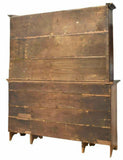 Handsome Antique Cupboard, French Provincial Fruitwood Vaisselier, 19th C. ( 1800s )!! - Old Europe Antique Home Furnishings