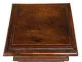 Antique Pedestal, Stand, Hall, Italian Renaissance Revival Walnut, Late 1800's! - Old Europe Antique Home Furnishings