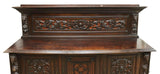 Antique Sideboard, Cabinet, Renaissance Revival Carved Lions, Early 1900s! - Old Europe Antique Home Furnishings