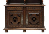 Antique Sideboard, Fine Breton, Foliate, Carved, Display, Gorgeous, 1800's!! - Old Europe Antique Home Furnishings