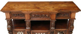 Antique Sideboard, Italian Renaissance Revival, Breakfront, Carved Walnut, 1800s - Old Europe Antique Home Furnishings
