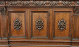 Antique Sideboard, Italian Renaissance Revival, Walnut, Foliate, Early 1900's!! - Old Europe Antique Home Furnishings