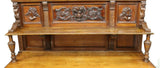 Antique Sideboard, Large Renaissance Revival Well-Carved Early 1900s, Handsome! - Old Europe Antique Home Furnishings