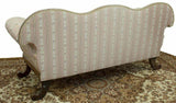 Antique Sofa, Biedermeir, Parlor, Carved & Upholstered Floral, 1800's, Gorgeous! - Old Europe Antique Home Furnishings