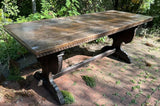 Antique Table, Library, Italian Renaissance Style, from Edgecroft Mansion, NJ!! - Old Europe Antique Home Furnishings