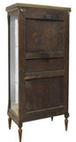 Antique Vitrine Display, French Louis XVI Style Glazed Mahogany, Early 1900s!! - Old Europe Antique Home Furnishings