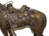 Antique Sculpture, Bronze, French, Horse, Signed by Carl Kauba, 1800s!! - Old Europe Antique Home Furnishings