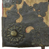 Antique Bible Box On Oak Stand, From a Ship, Metal Mountings, 17th C., 1600's! - Old Europe Antique Home Furnishings