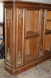 Antique Bookcase, Monumental French Napoleon III Open Shelf, Approx 22 Feet Long - Old Europe Antique Home Furnishings