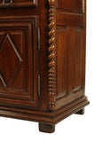 Antique Cabinet, French Provincial, Dark Wood, 89"H, 17th / 18th Century , 1700s!! - Old Europe Antique Home Furnishings