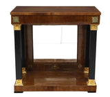 Antique Empire Console, Pier Mirror, Continental, Gilt Bronze, Ormolu, 1800's - Old Europe Antique Home Furnishings